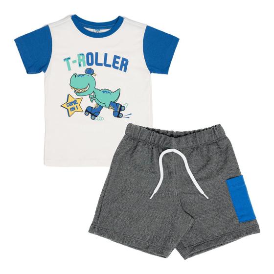 Imagem de Conjunto Menino Camiseta Manga Curta E Bermuda Com Bolso - PlayLand Kids