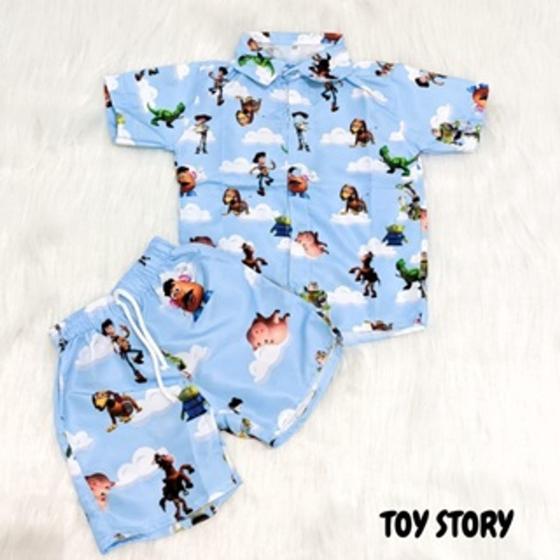 Imagem de Conjunto Menino Mauricinho Temático Toy Story Azul