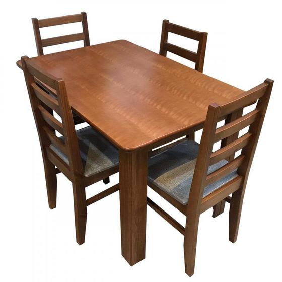 Conjunto Mesa 1 20 X 0 80 Com 4 Cadeiras NR Moveis Retangular Tampo conjunto-mesa-1-20-x-0-80-com-4-cadeiras-nr-moveis-retangular-tampo