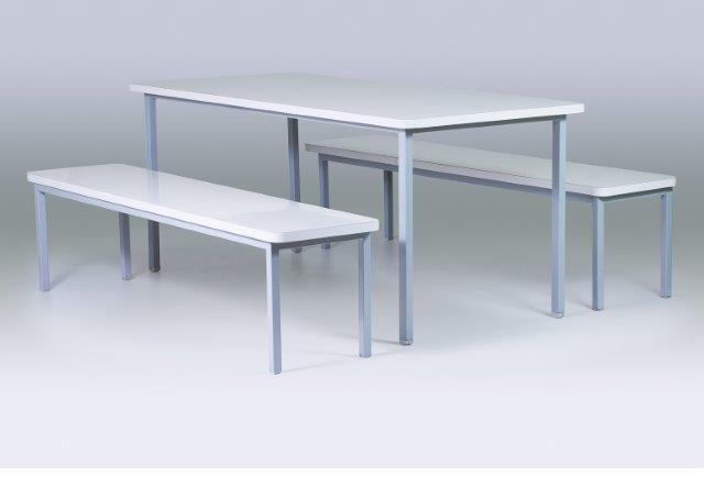 Imagem de Conjunto Mesa de Refeitório com 6 lugares com banco separado