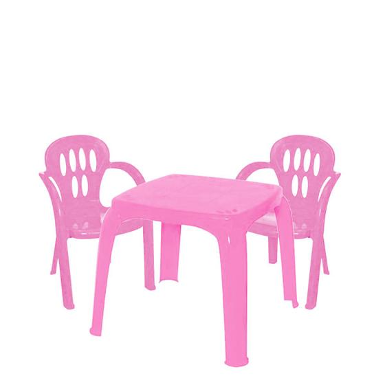 Conjunto Mesa Infantil Com 4 Cadeiras Atividades Alimentação Para Crianças Menor preço em Conjunto Mesa Infantil Com 4 Cadeiras Atividades Alimentação Para Crianças