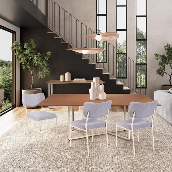 Imagem de Conjunto Mesa Jantar Diadema Com Cadeira Magnólia