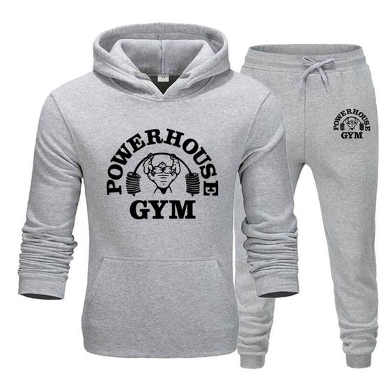 Imagem de Conjunto Moletom Academia Power House Gym Musculação Força