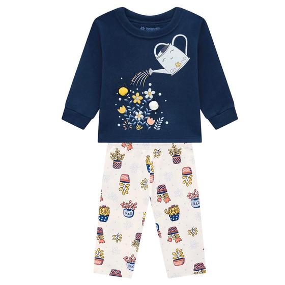 Imagem de Conjunto moletom baby estampado brandili ref:54392 p/g