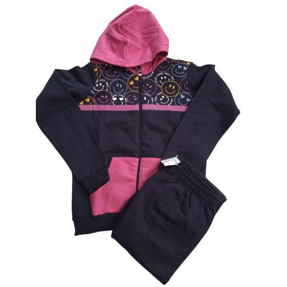 Imagem de Conjunto Moletom Feminino c/ Jaqueta Alenice 10/16