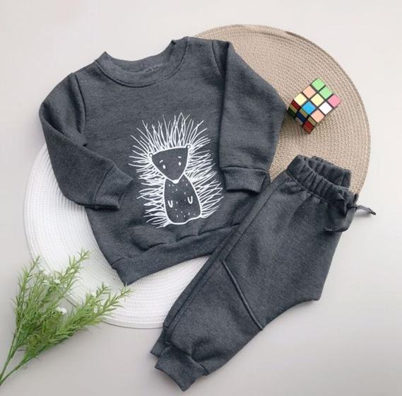 Imagem de Conjunto Moletom Infantil Inverno Frio