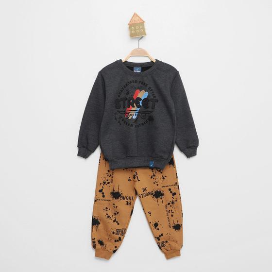 Imagem de Conjunto Moletom Infantil Longo Reirex Street Menino