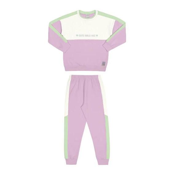 Imagem de Conjunto Moletom Infantil Menina Alakazoo Ref. 66128