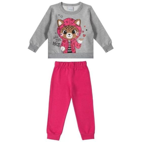 Imagem de Conjunto Moletom Infantil Menina Malwee Ref. 91402