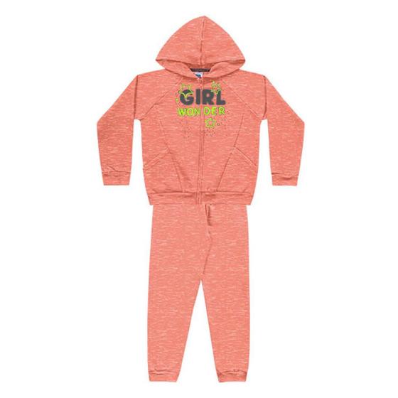 Imagem de Conjunto Moletom Infantil Menina Wonder Neon