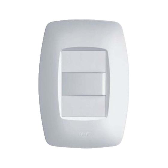 Conjunto montado de interruptor simples 10A 250V com placa Elegance Fame Menor preço em Conjunto montado de interruptor simples 10A 250V com placa Elegance Fame