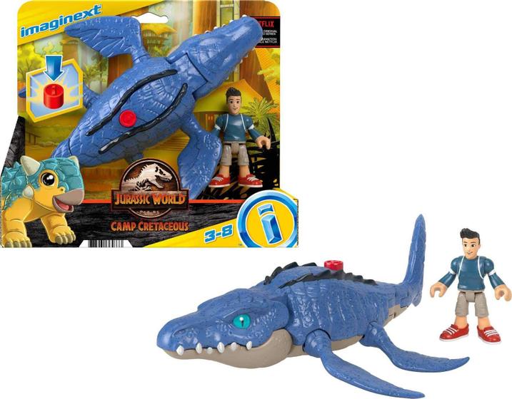 Imagem de Conjunto Mosassauro Imaginext: Idade 3-8 (Fisher-Price)