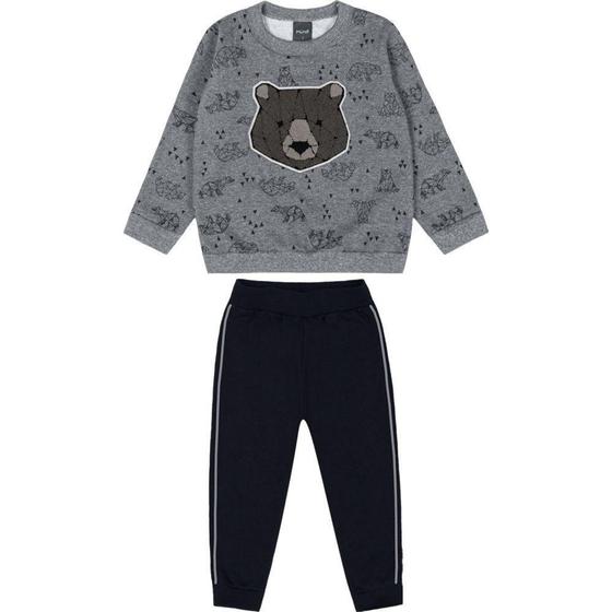 Imagem de Conjunto Mundi Com Bordado De Urso Infantil
