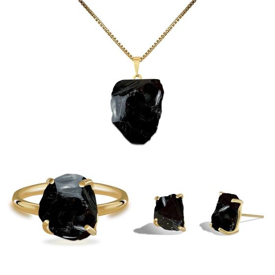 Imagem de Conjunto Natura Obsidiana Negra