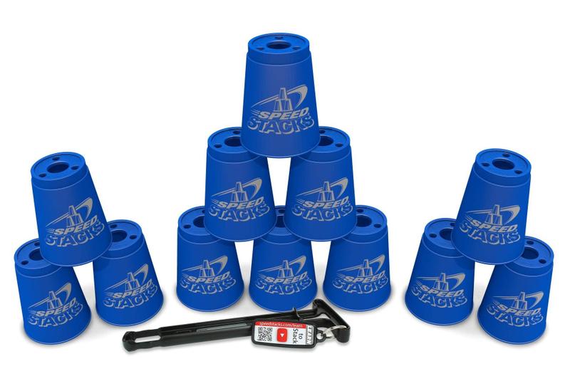 Imagem de Conjunto Oficial Speed Stacks Sport Stacking - 12 Copas Azuis