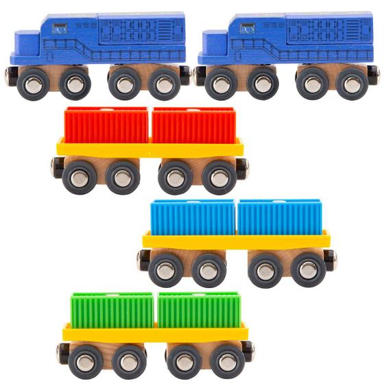 Imagem de Conjunto ORBRIUM de Trens de Carga Intermodais com 2 Motores a Diesel