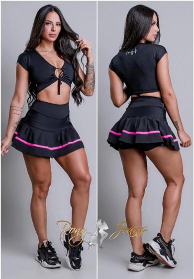 Imagem de conjunto ou short separado, moda fit girlrs original, lançamento