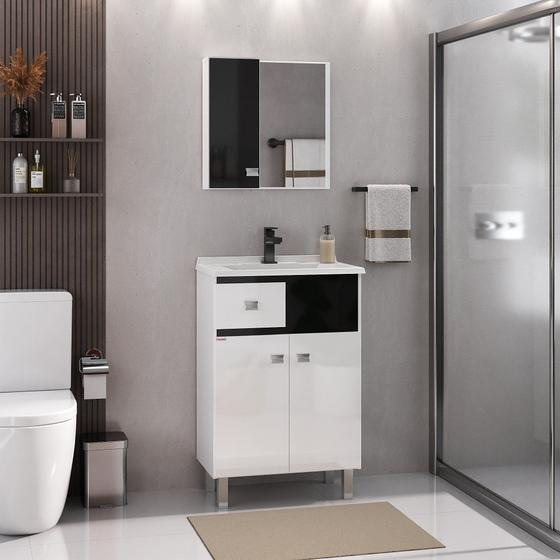 Conjunto para Banheiro Pop com Pés 60cm - Fabribam Imagem de Conjunto para Banheiro Pop com Pés 60cm - Fabribam