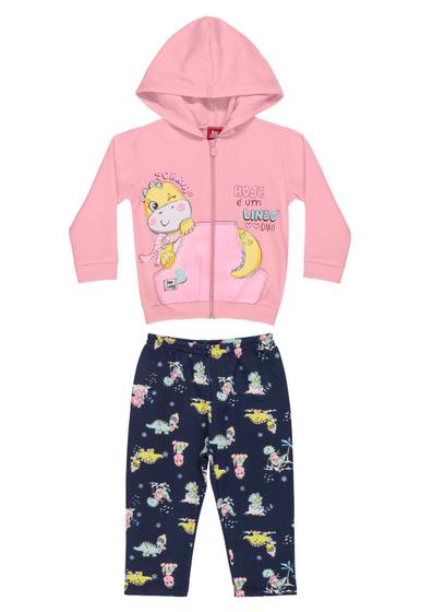 Imagem de Conjunto para Bebês com Jaqueta e Calça em Moletom Bee Loop