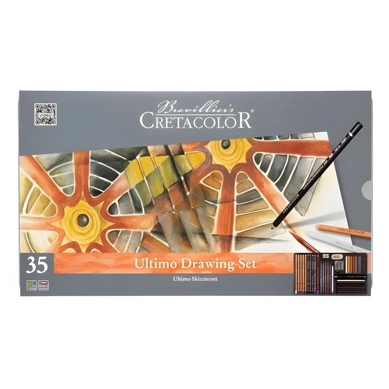 Imagem de Conjunto para Desenho Cretacolor Ultimodrawing Set 35 Itens