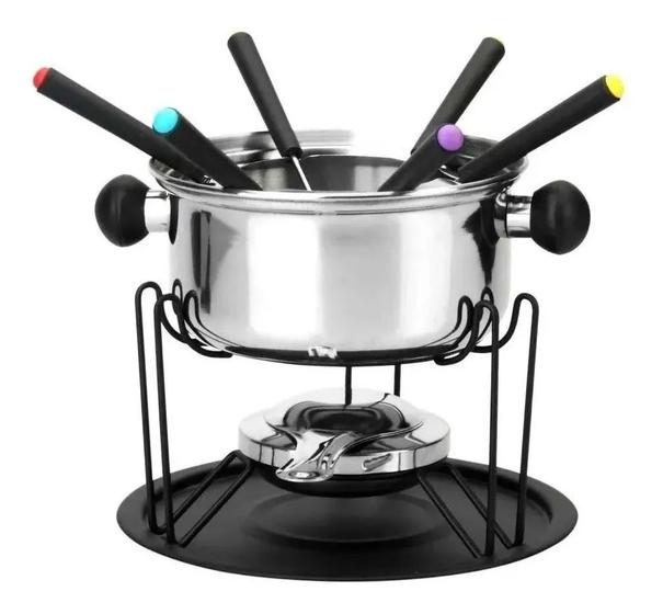 Imagem de Conjunto para Fondue De Inox com 11 Peças 410 ml