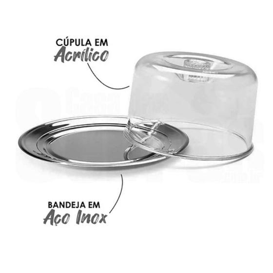 Imagem de Conjunto para queijo 2 pçs petunia 1527/423 brinox