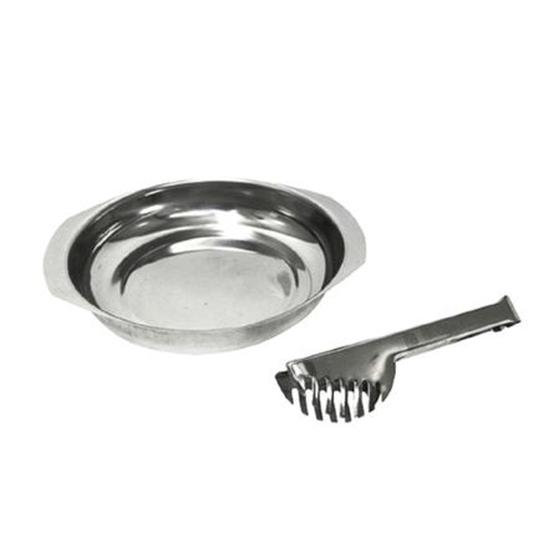 Imagem de conjunto para servir massas dinamika inox