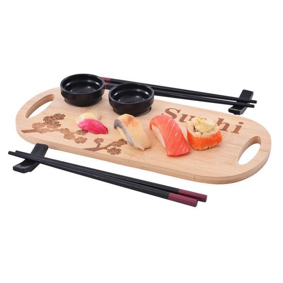 Imagem de Conjunto Para Sushi E Comida Japonesa Kioto 7 Peças