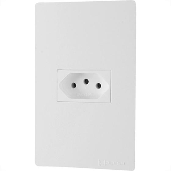 Imagem de Conjunto Peesa Una Max 1745 1Tomada   2P+T 20A Branco