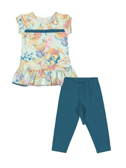 Imagem de Conjunto Peixes Blusa e Legging em Cotton Light Quimby