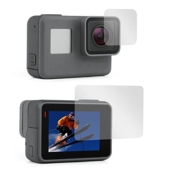 Imagem de Conjunto Películas PET Para Lente e Tela Lcd GoPro Hero 5 6 7 Black