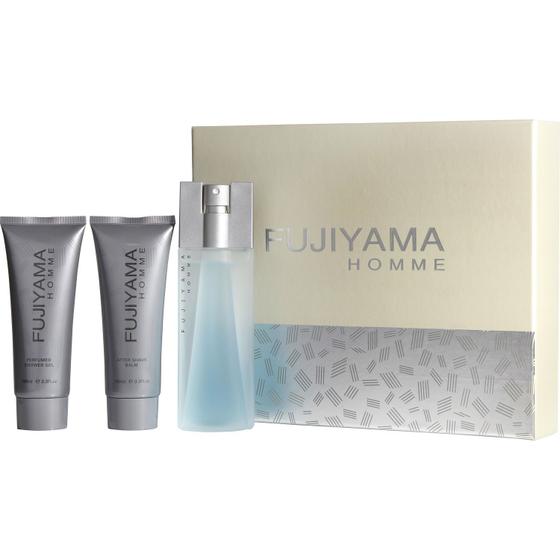 Imagem de Conjunto Perfume e Aftershave de Fujiyama - 3.3 Oz com Loção Pós-barba e Shampoo