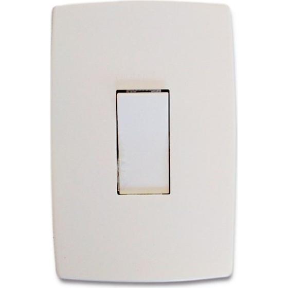 Imagem de Conjunto Pial Plus 4X2 Branco Com Placa(1Paralelo) 611101