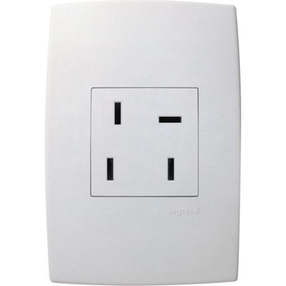 Imagem de Conjunto Pial Plus 4X2 Branco Com Placa(1Tomada Fone) 615103