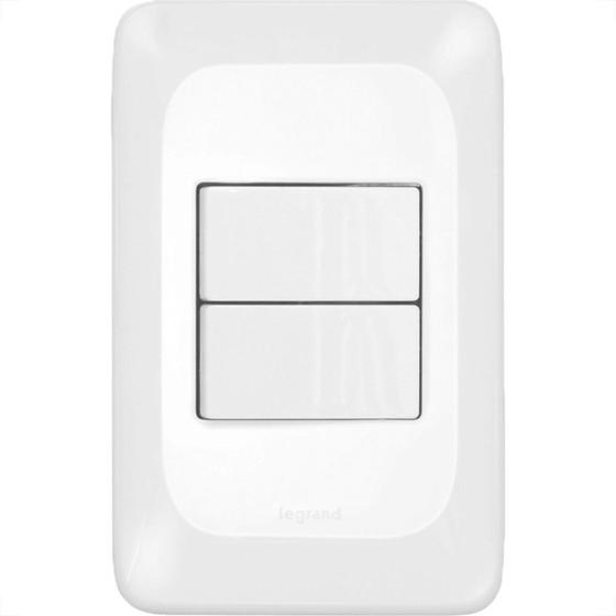 Imagem de Conjunto Pial Pop Modulo Com Placa 4X2 - 1 Simples+1 Paralelo 10A.