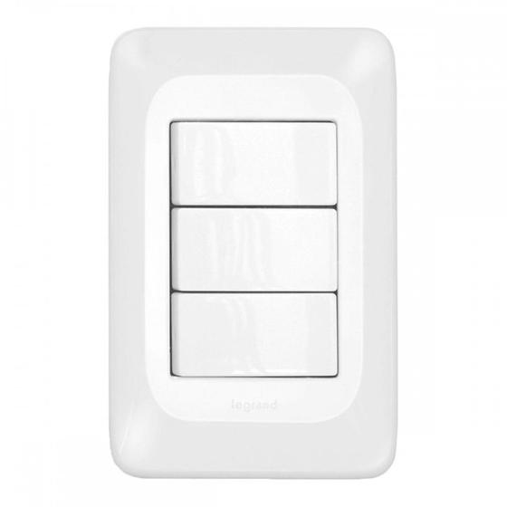 Imagem de Conjunto Pial Pop Modulo Com Placa 4X2 - 3 Paralelos 10A.