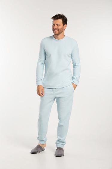 Imagem de Conjunto Pijama Soft Fleece Térmico Masculino