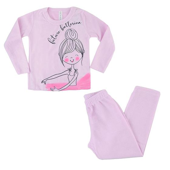 Imagem de Conjunto Pijama Soft Infantil Toy Box Bailarina Rosa - 796T