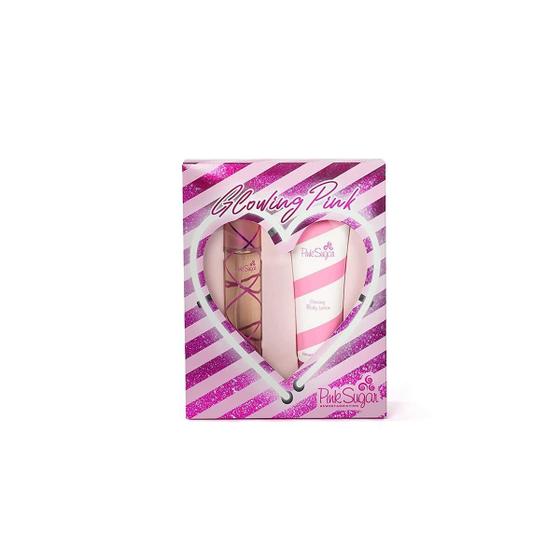 Imagem de Conjunto Pink Sugar Glowing Pink & Sweet Addiction - Perfumes para Mulheres