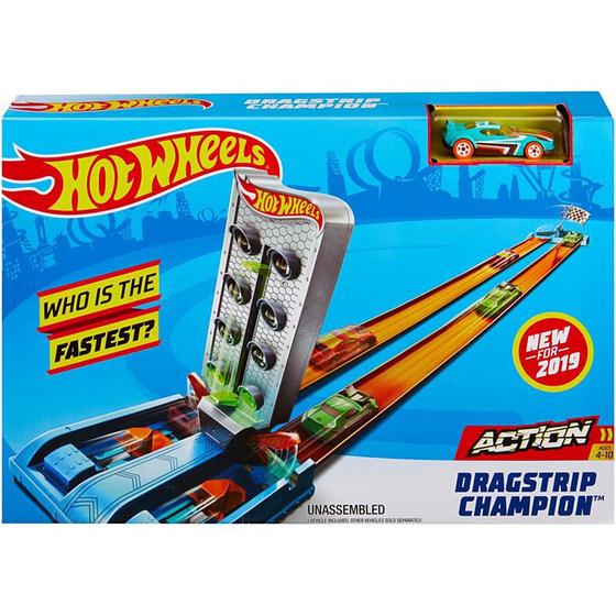 Imagem de Conjunto Pista de Campeonato + Carrinho - Action - Hot Wheels - Mattel