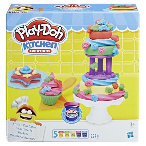 Imagem de Conjunto Play-Doh Bolos Divertidos B9741 - Hasbro