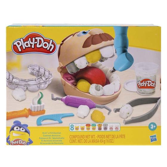 Imagem de Conjunto Play Doh Brincando De Dentista Hasbro - F1259