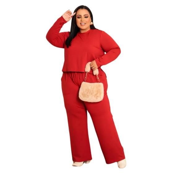 Imagem de Conjunto Plus Size Calça+Blusa Gisele