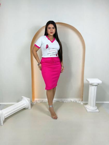 Imagem de Conjunto Plus Size Karla Moda Evangélica Feminina