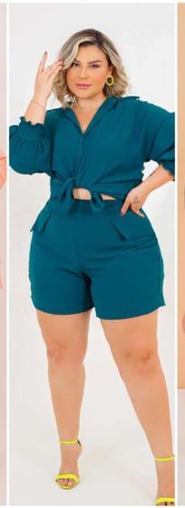Conjunto Plus Size Long Menor preço em Conjunto Plus Size Long