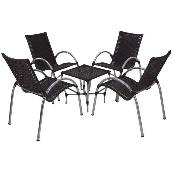 Conjunto Poltronas Para Varanda Edícula Jardim Trama Original Menor preço em Conjunto Poltronas Para Varanda Edícula Jardim Trama Original