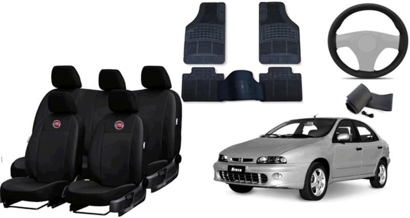 Imagem de Conjunto Premium Brava 99-04: Capas, Tapete e Volante