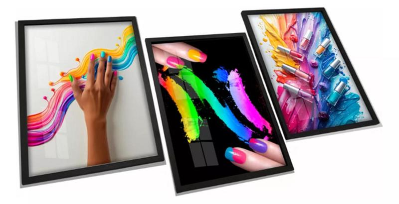 Imagem de Conjunto Quadro Esmaltaria Salão Unha Esmalte"