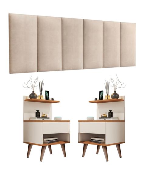 Conjunto Quarto Casal Cabeceira 1.60 e 2 Mesas De Cabeceira - Varias Cores - Compre Aqui Menor preço em Conjunto Quarto Casal Cabeceira 1.60 e 2 Mesas De Cabeceira - Varias Cores - Compre Aqui