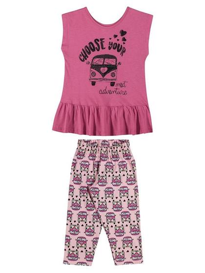 Imagem de Conjunto Quimby Menina Adventure Pink